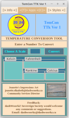 TemCon TTK Light Home page